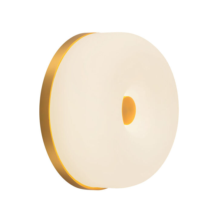 Jada 5-in Damp-Rated Dimmable LED Wall Sconce