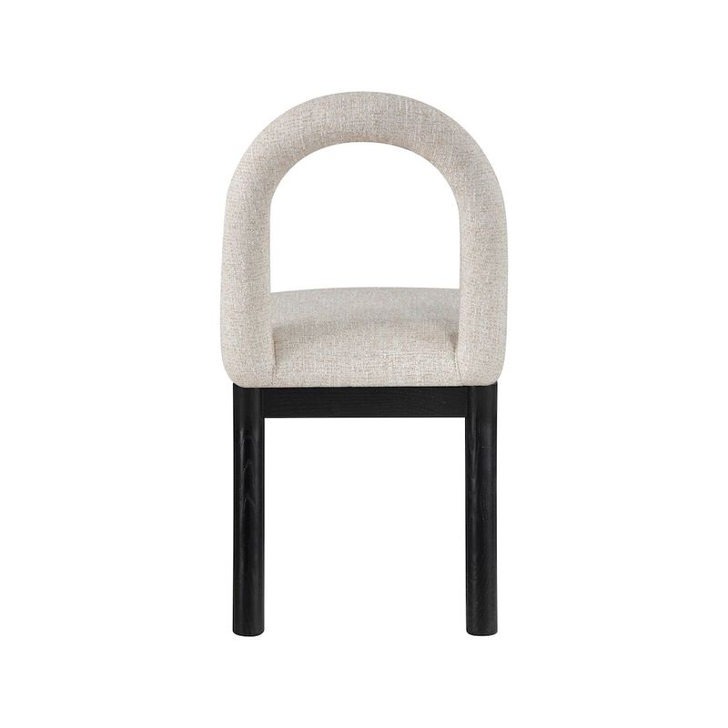 Meridian Furniture Conrad Linen Textured Fabric Dining Chair