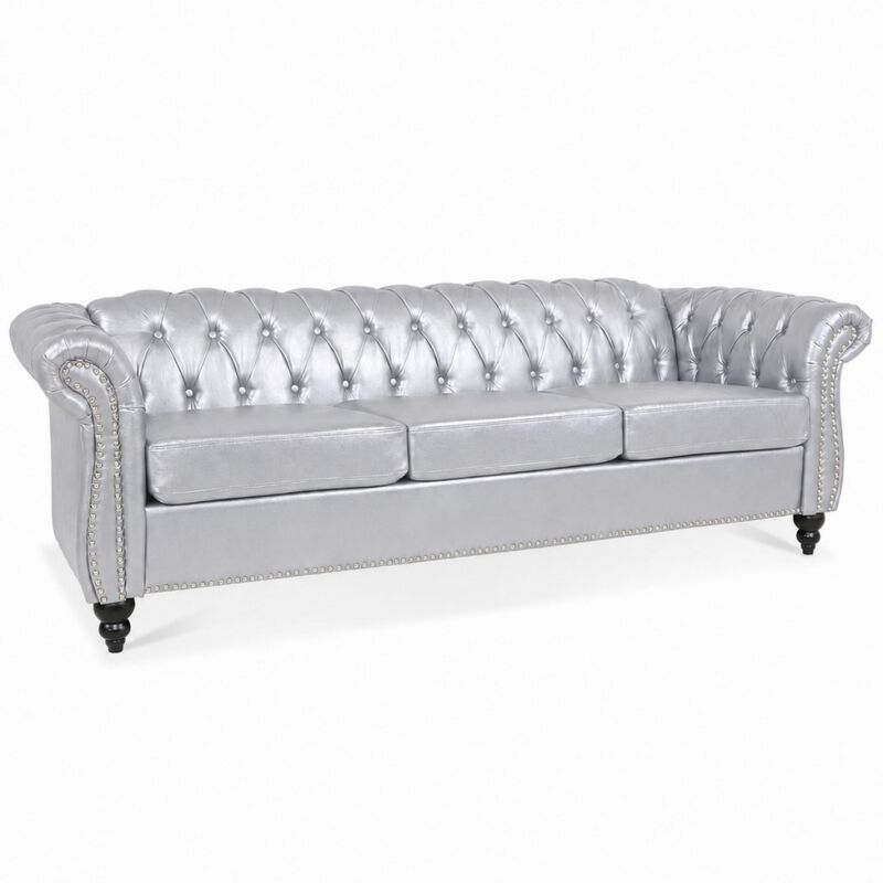 Nesp Chesterfield 3 Seater Sofa image number 5