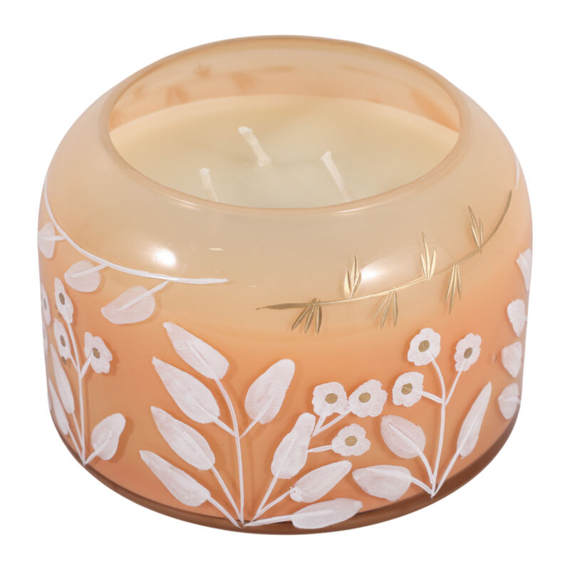 Jasmine Floral Pattern Candle image number 4