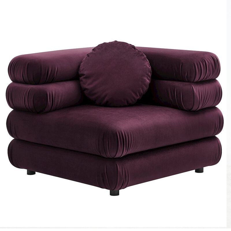 Jubilee 5-Piece Modular Performance Velvet Sectional Sofa image number 8