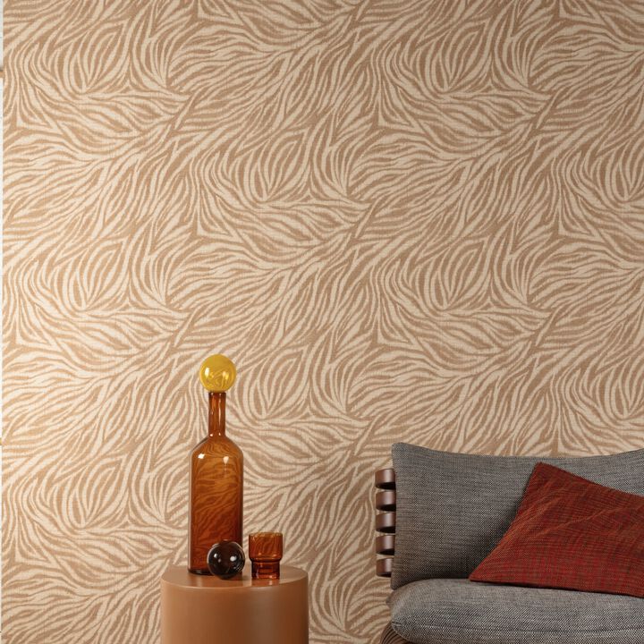 Structured Walls Abstract all-over Orange Wallpaper A84104