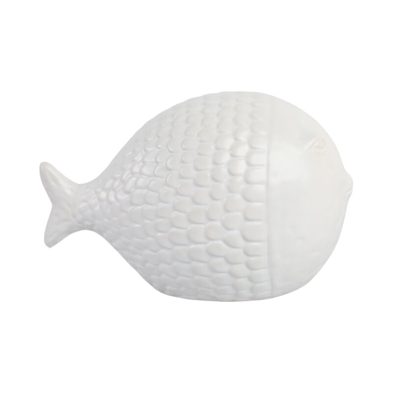10" Scaled Fish Figurine image number 0