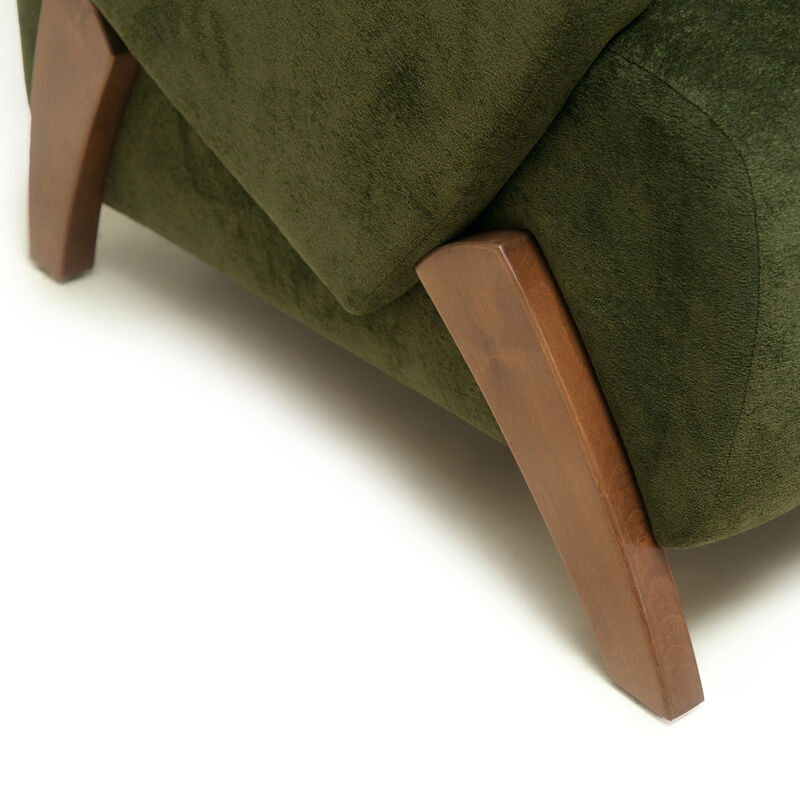 Pumrix Velvet Fabric accent chair image number 8