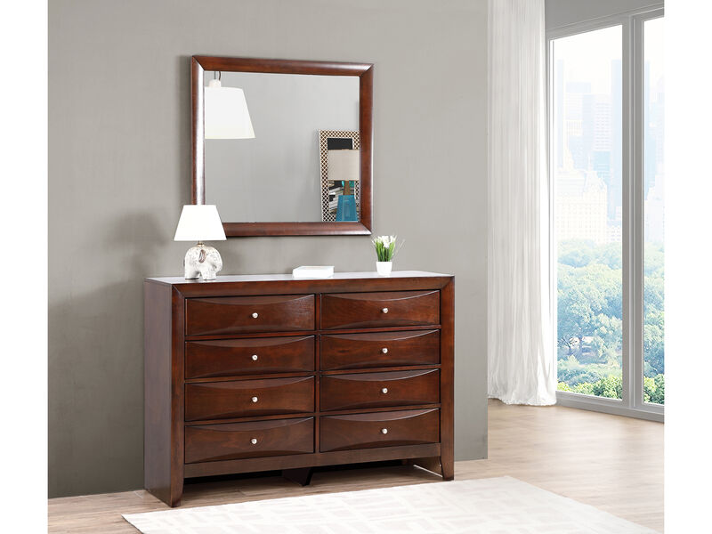Marilla 35 in. x 39 in. Modern Rectangle Framed Dresser Mirror