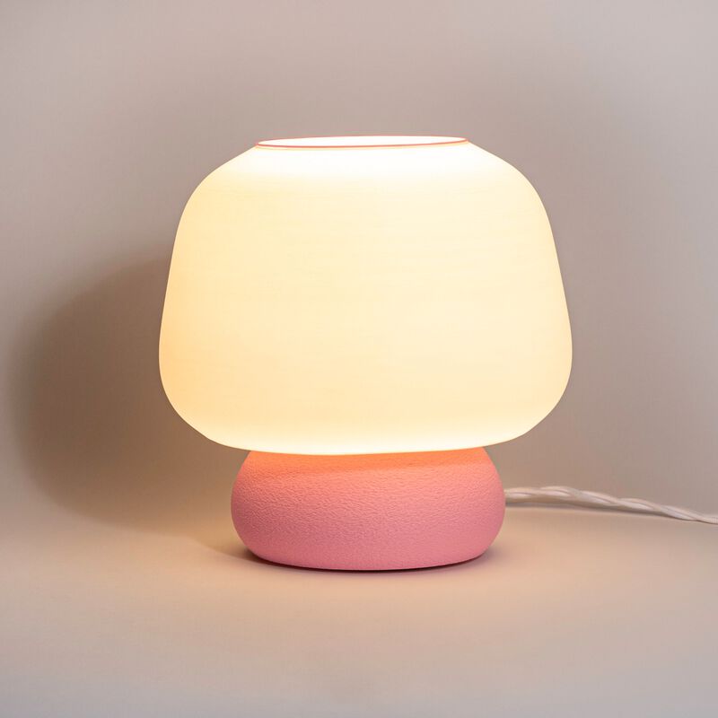 Mushroom Modern Classic Plant-Based PLA 3D Printed Dimmable LED Table Lamp