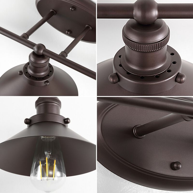 July Industrial Farmhouse Metal Vanity Light