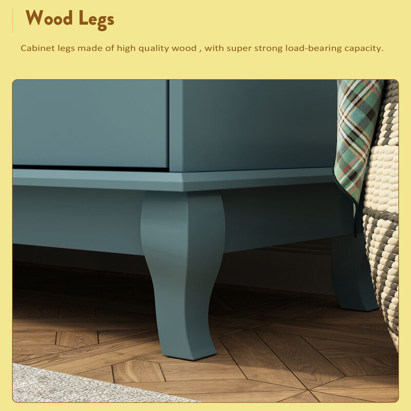 10 Drawer 55.1" W Double Dresser