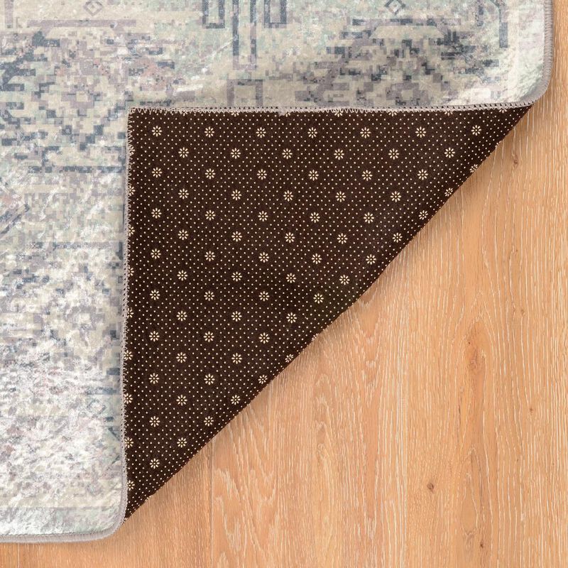 Linon Emerald Duluth Grey & Blue, Rug image number 2