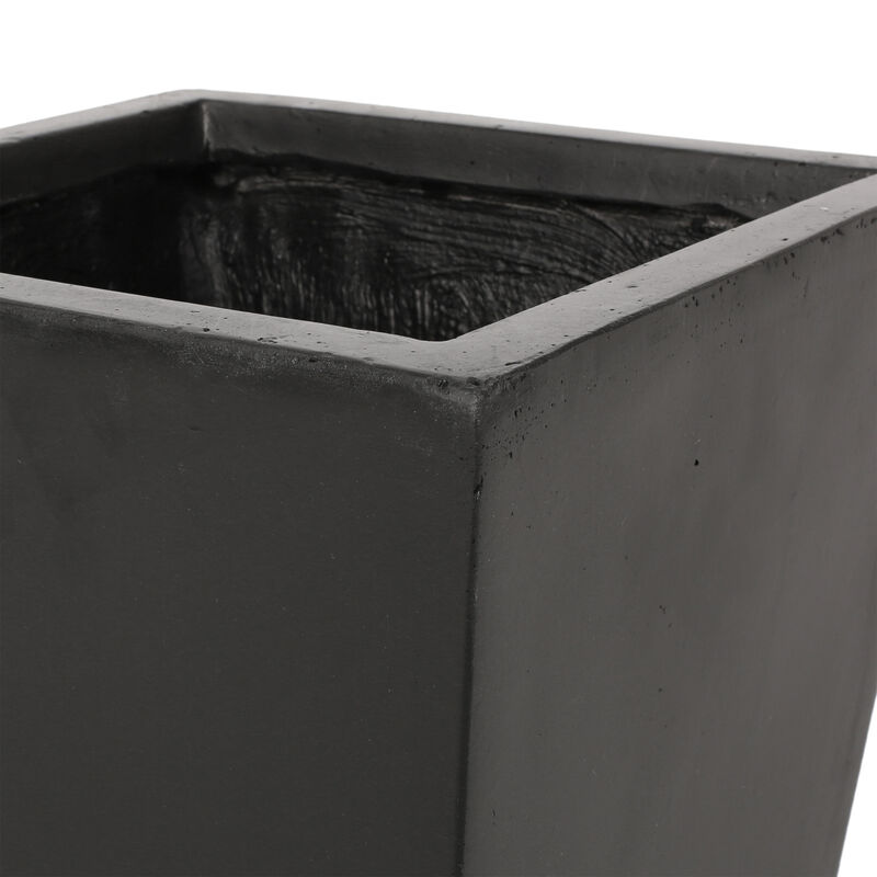 Streamdale Durable Cast Stone Tapered Planter with Sleek Aesthetics image number 6
