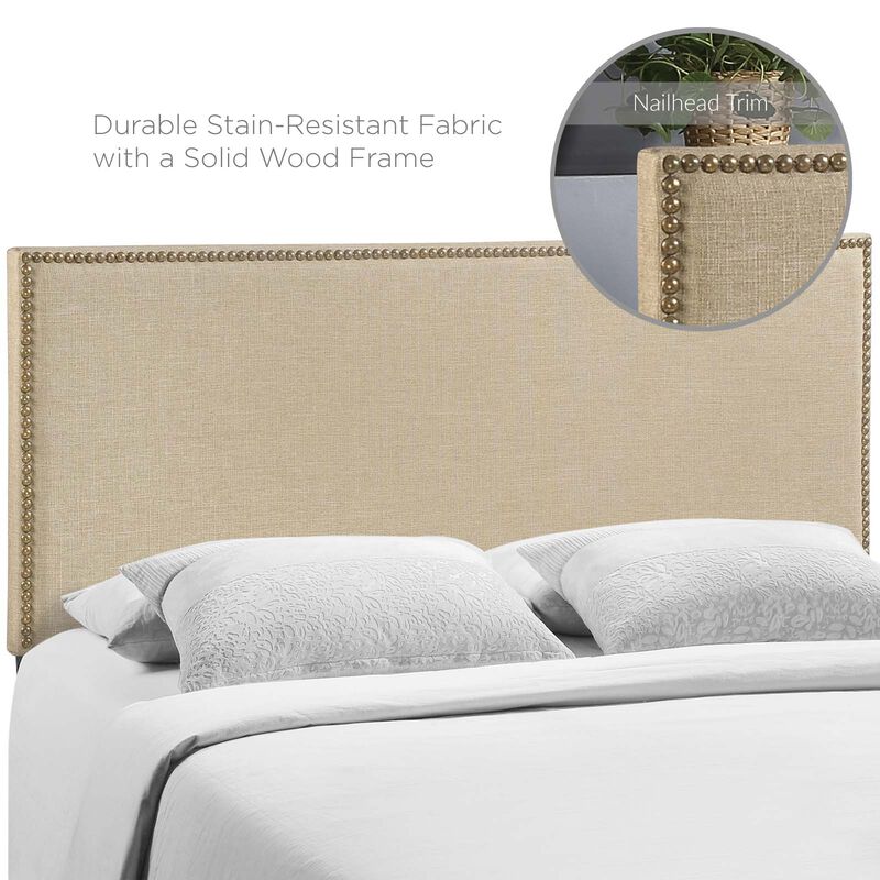 Modway - Region Nailhead Queen Upholstered Headboard image number 5