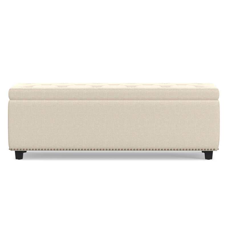 Simpli Home Hamilton Storage Ottoman image number 6