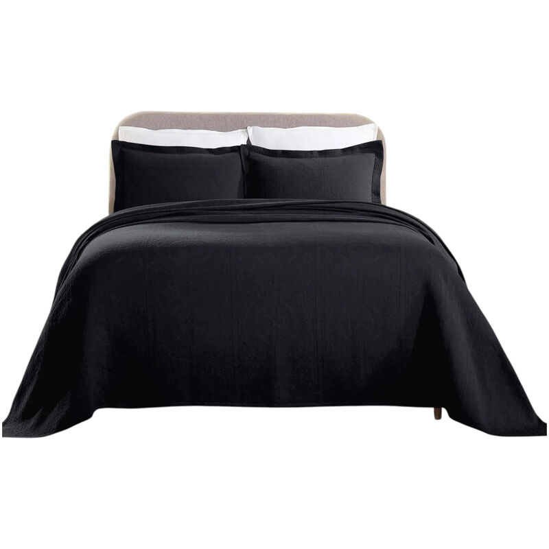 Lightweight Cotton Matelasse Bedspread and Shams Set for Bedroom image number 2