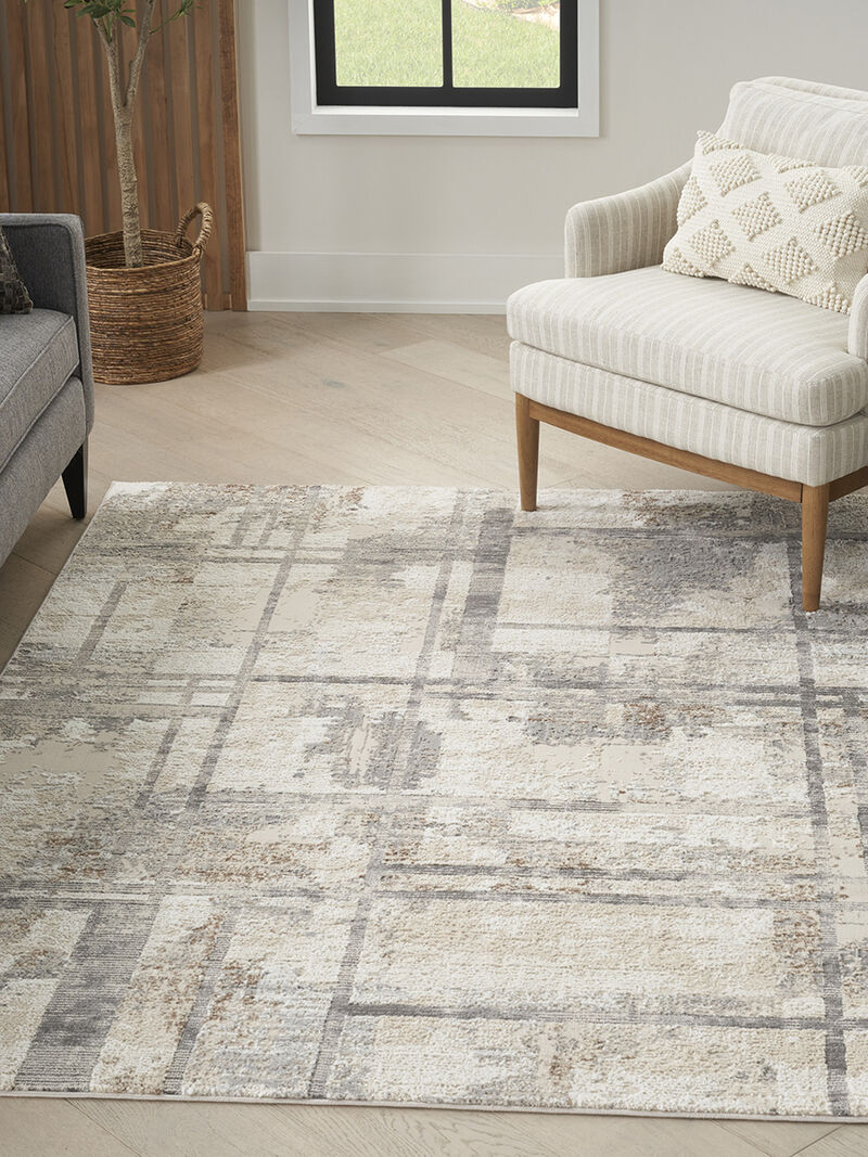 Sustainable Trends SUT02 Ivory/Multicolor 6' x 9' Rug