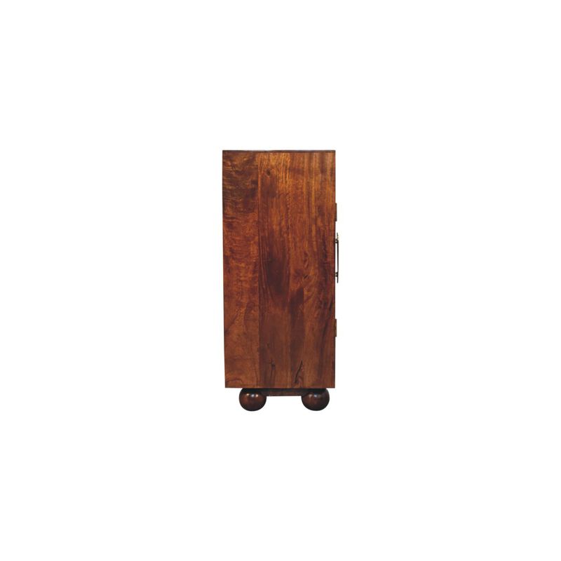 Artisan Furniture Solid Wood Wavecrest Chestnut Cabinet