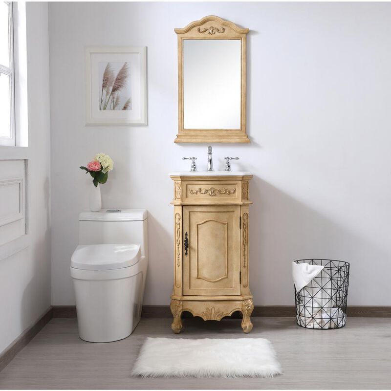 Elegant Kitchen and Bath 24 inch Single Bathroom vanity in Antique Beige