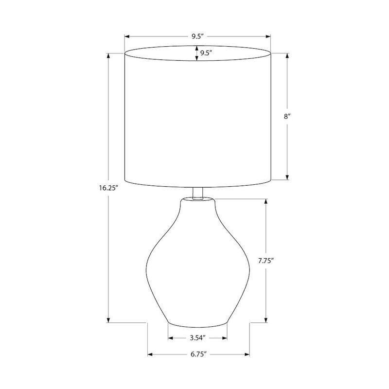 Lighting, 16"H, Table Lamp, Beige Resin, Beige Shade, Contemporary