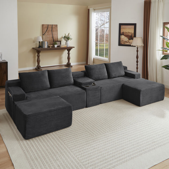 Zossox U-Shaped Sectional Sofa