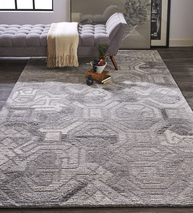 Asher 8772F Gray/Ivory/Taupe 2' x 3' Rug