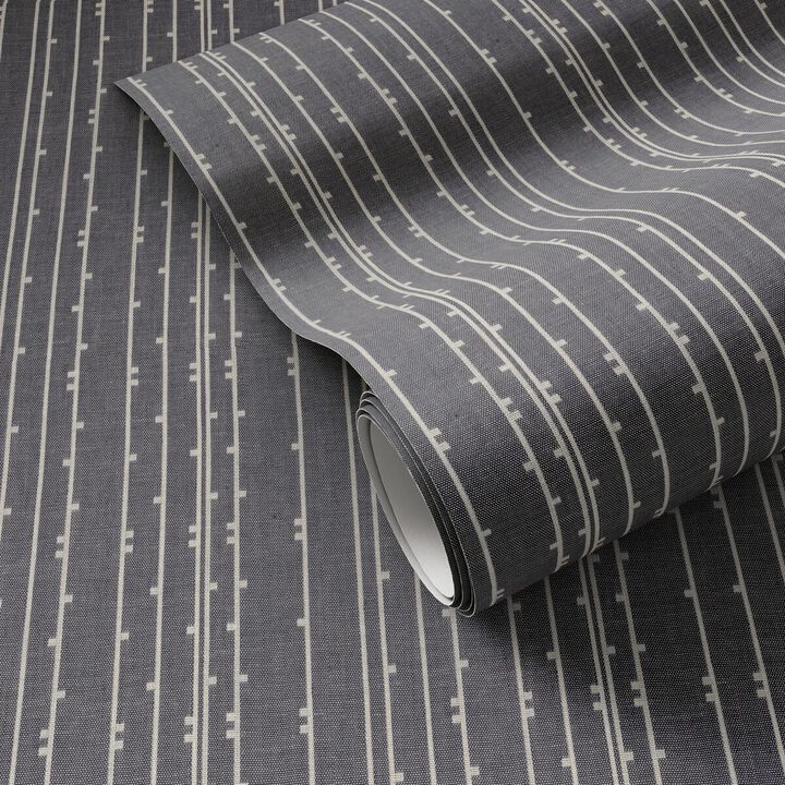 Lin Tic Wallpaper by FH Art Studio - Lin Tic Charcoal