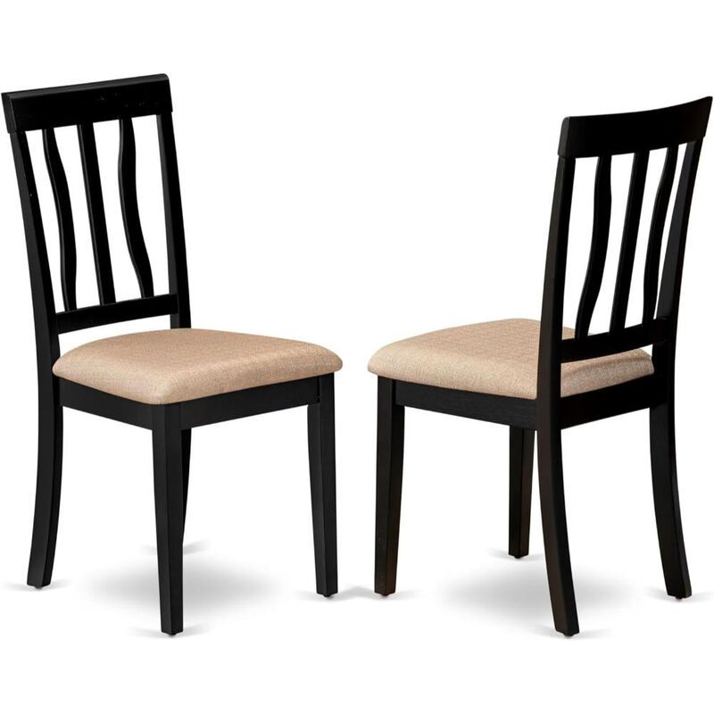 5 PC Kitchen Table set-Dining Table and 4 Wood Dining Chairs