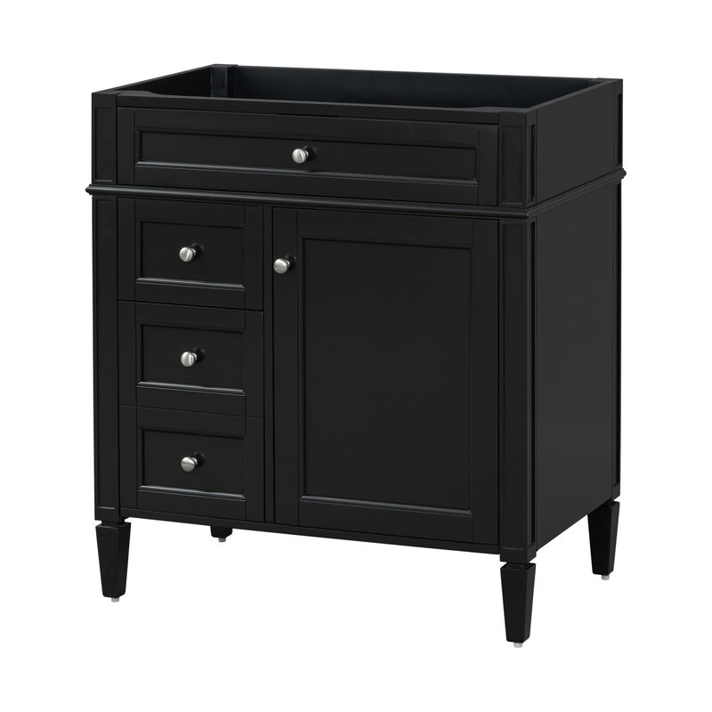 30" Freestanding Bathroom Vanity Without Top Sink image number 5