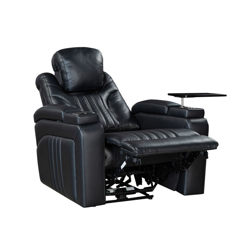 Streamdale Power Recliner with Adjustable Headrest and Charging Options