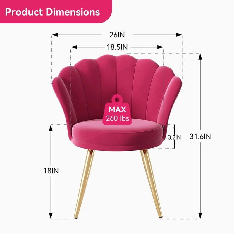 Modern Accent Chair Armchair for Living Room Bedroom Single Sofa Lounge Seating image number 6