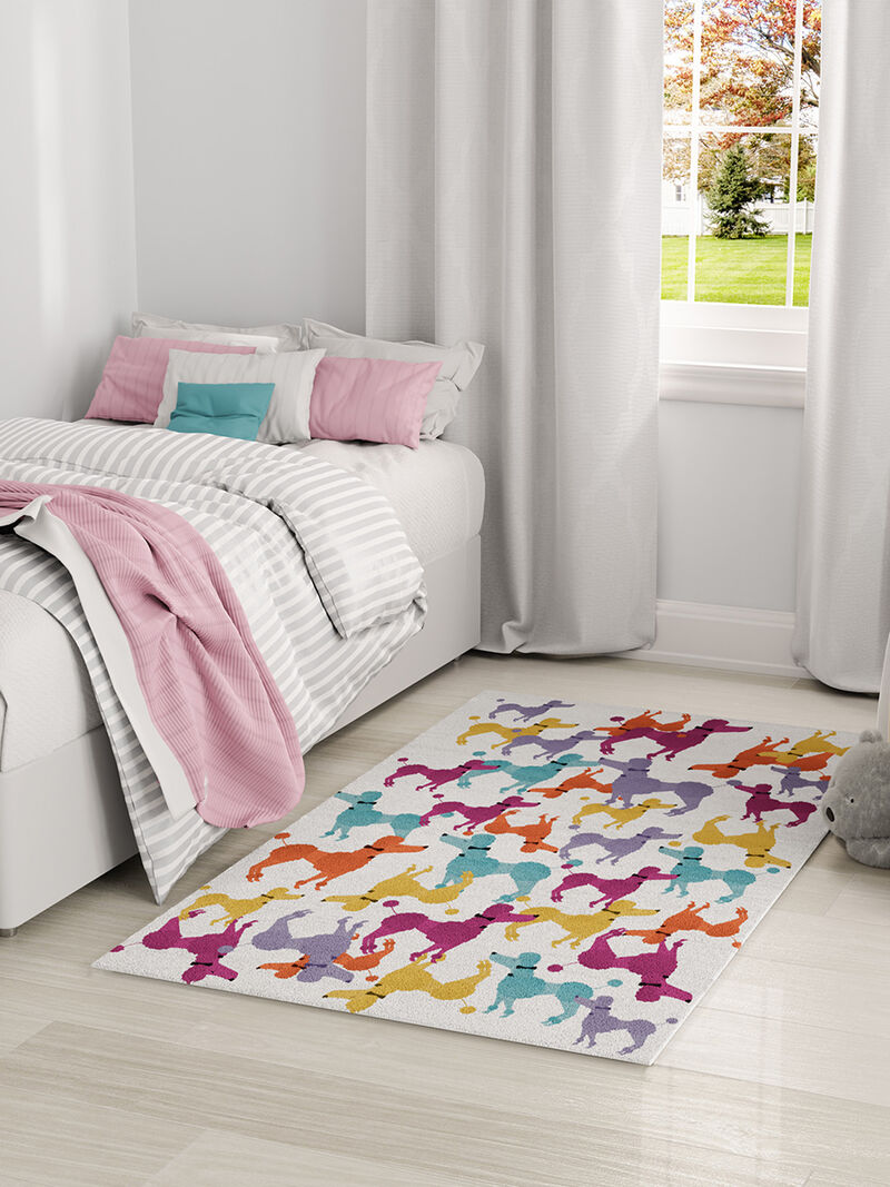 Imagination IMA20 Ivory/Multicolor 3'5" x 5' Rug