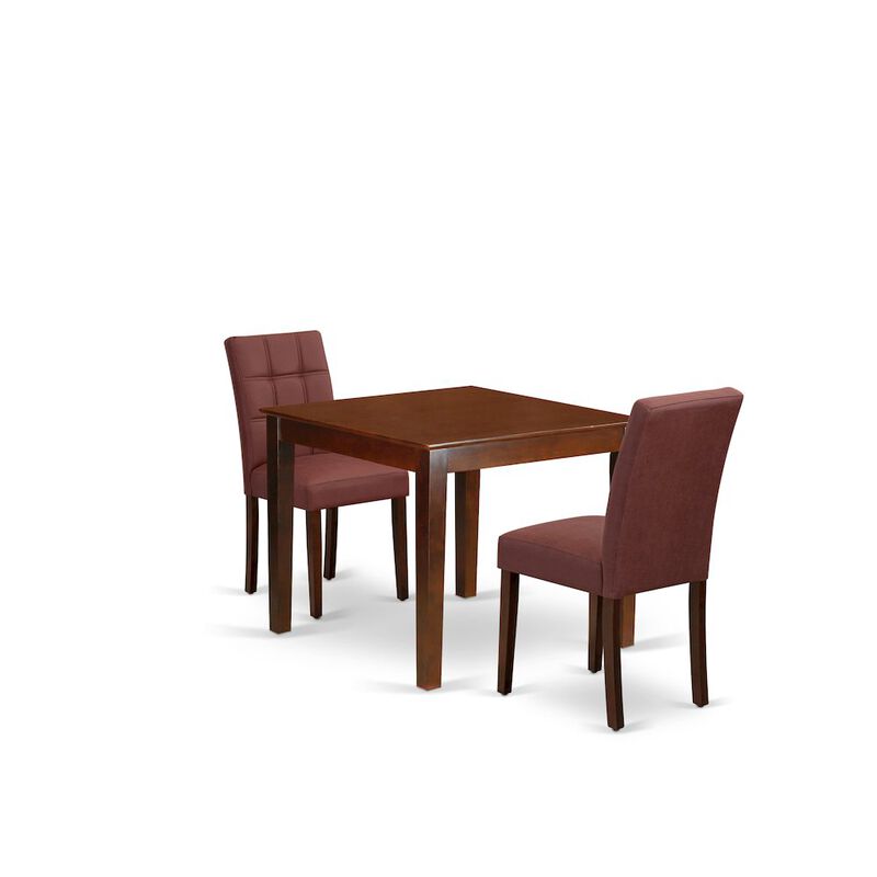 3 Piece Dining Set contain A Dinner Table