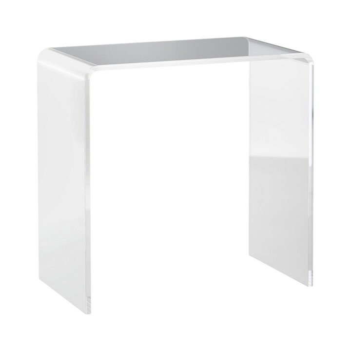 Acrylic U-Shape Table for Living Room or Bedroom Decor
