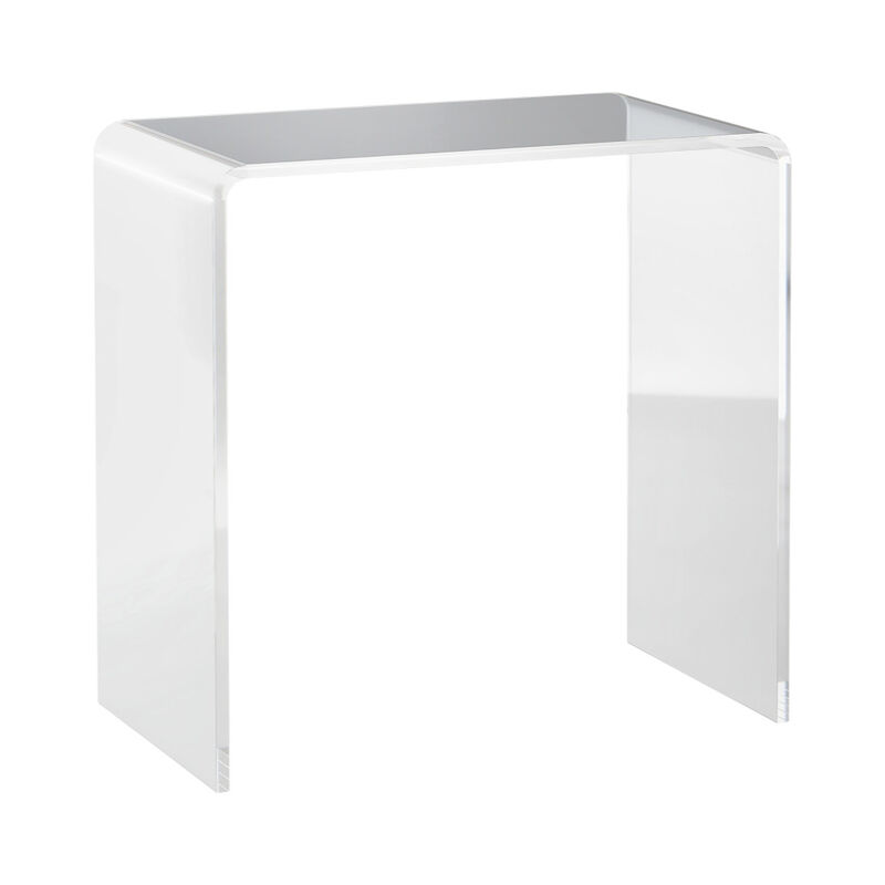 Acrylic U-Shape Table for Living Room or Bedroom Decor