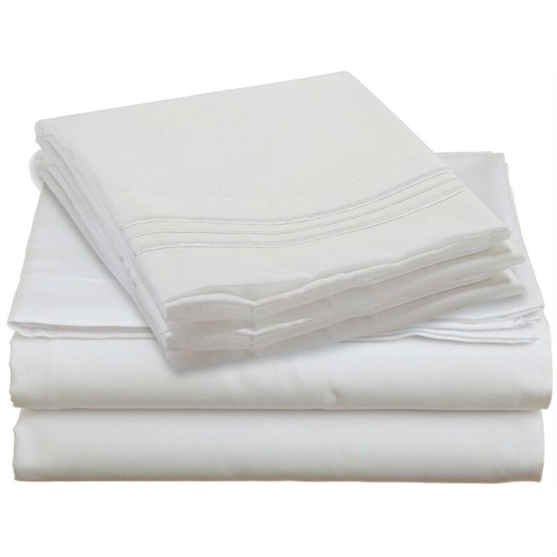4-Piece Silky Soft Microfiber Sheet Set for Ultimate Comfort and Durability