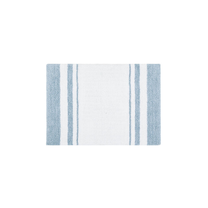 Gracie Mills Cecelia Casual Stripes Cotton Reversible Bath Rug image number 0