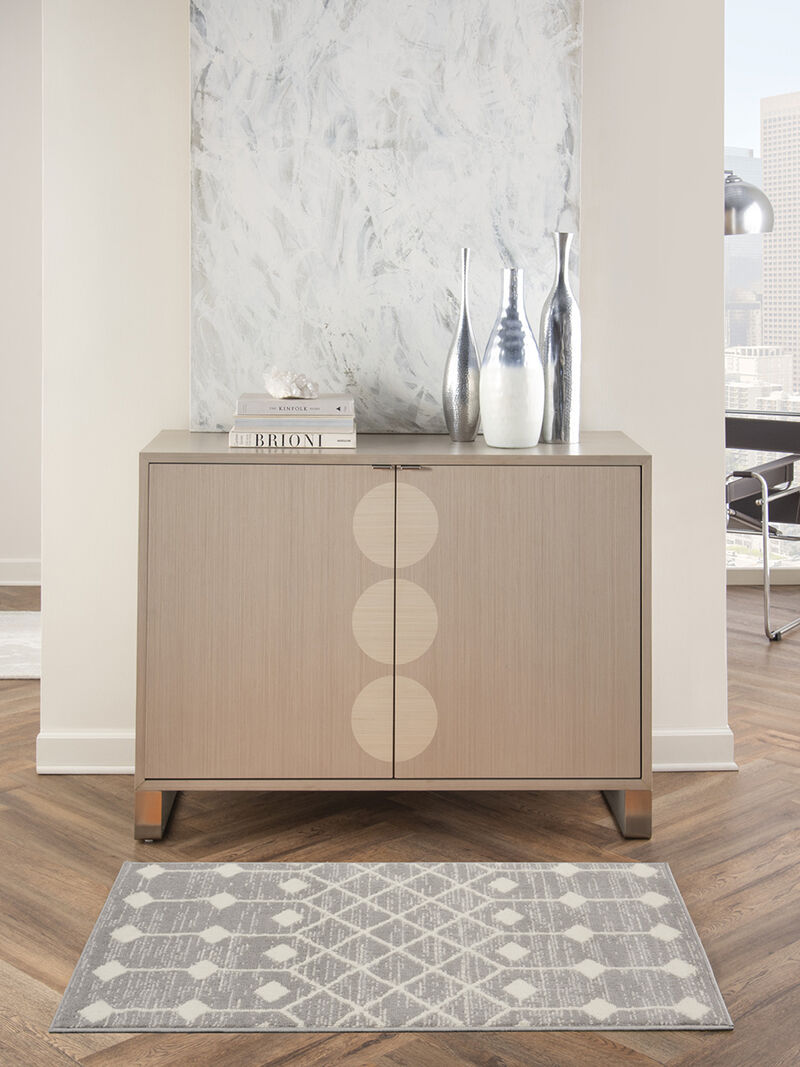 Grafix GRF37 Gray 2'3" x 10' Rug