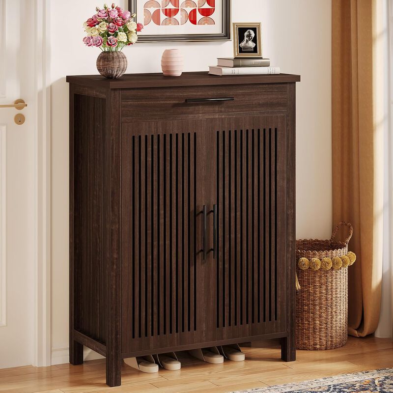 Shoe Storage Organizer with Large Capacity and Durable Design With 1 Drawer image number 3