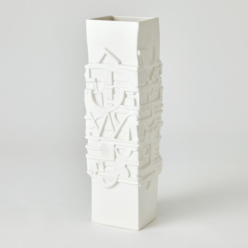 Totem Vase-White