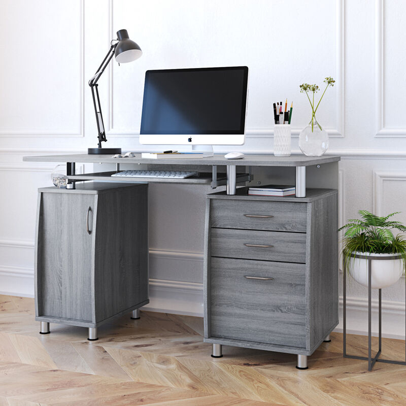 Streamdale Complete Workstation Computer Desk With Storage image number 1
