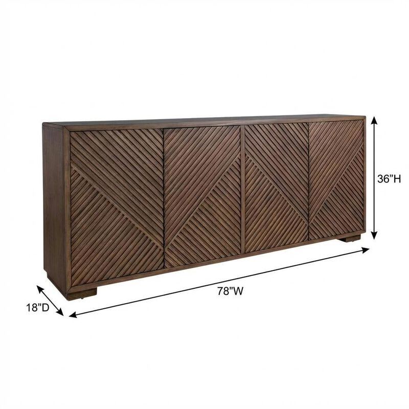 Liberty Furniture Urban Bronze TV Console in Poplar Solids & Walnut Veneers image number 6