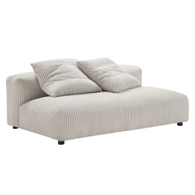 Modway Solace Modular Upholstered Fabric Armless Loveseat