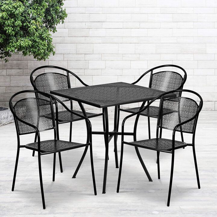 28SQ Coral Patio Table Set