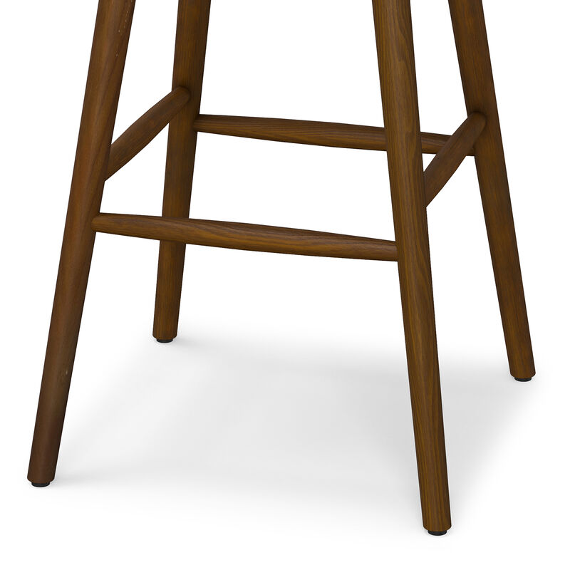 Teagan Modern Rustic 30 inch Bar Stool in Dark Walnut , Fully Assembled image number 7