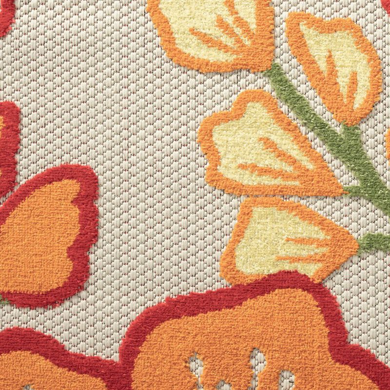 LR Home Copa Cabana Durable Performance Area Rug Outdoor