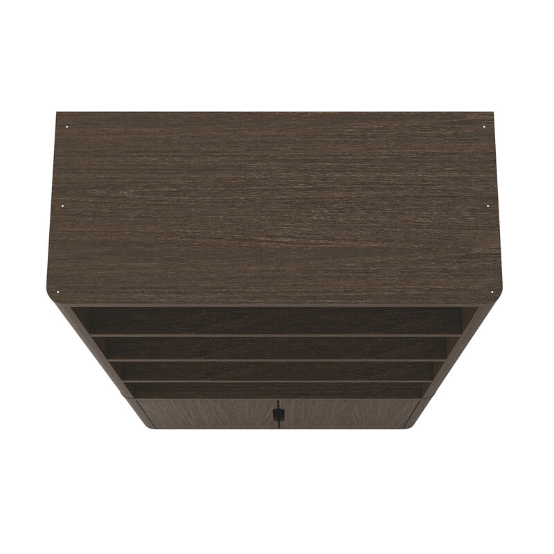 Rivington Brown Bookcase Cabinet (Set of 3)