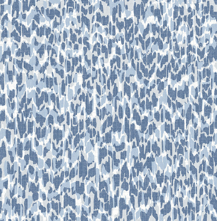 Flavia Blue Animal Print Wallpaper (Set of 2)
