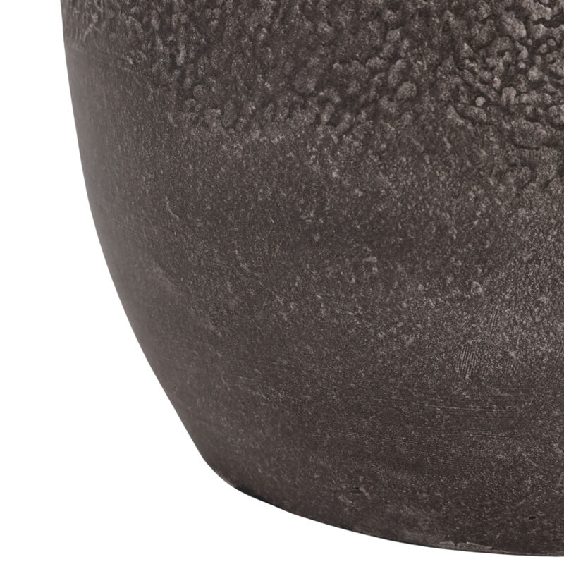18x10 Pierced Clay Vase, Brown image number 5