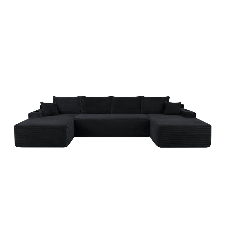 Mernri 126" Cloud Sectional Sofa image number 0