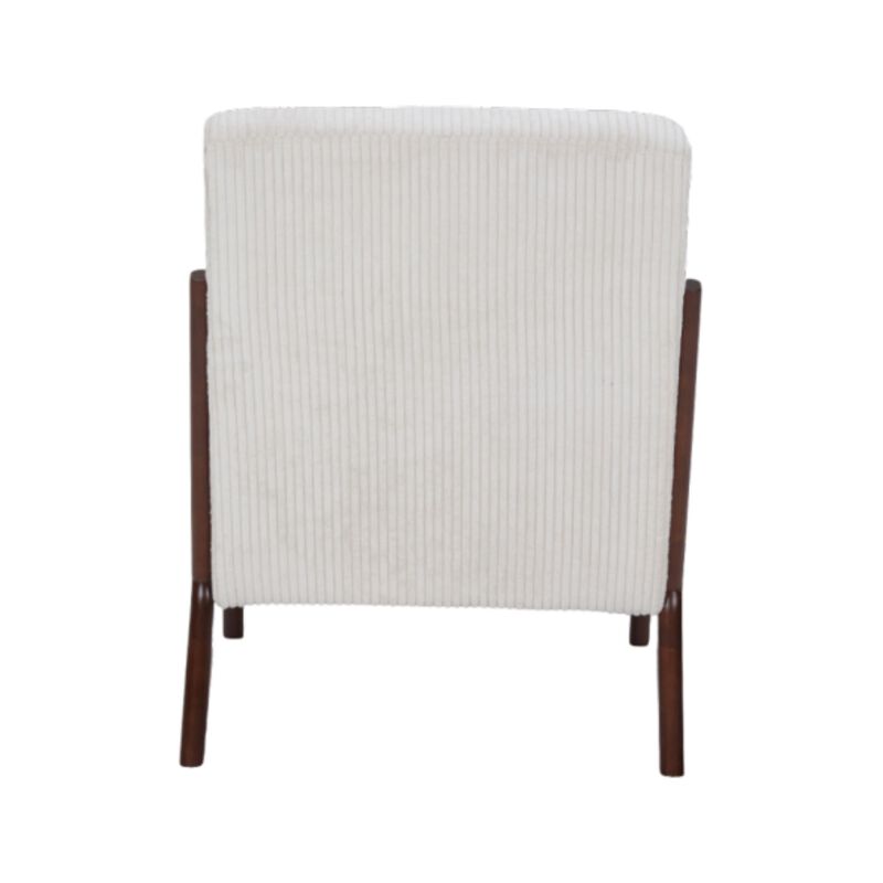 GOODSILO Mid-Century Modern Accent Chair with Ergonomic Design for Living Room and Reading Nook Comfortable Seating Solution image number 4