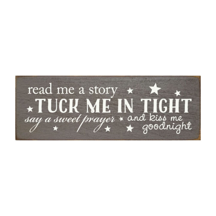 Rustic Knotty Pine Hanging Wall Sign with Story Quote Decorative Home Accent Plaque