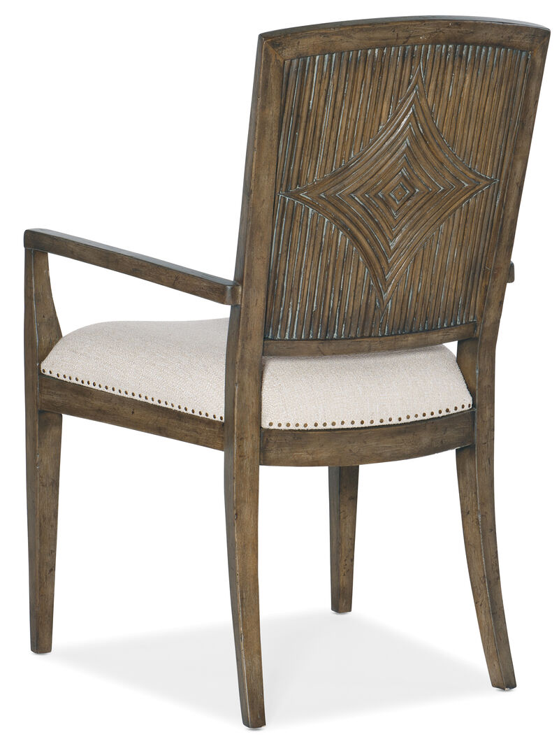 Sundance Carved Back Arm Chair